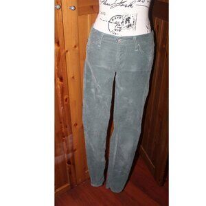 Adriano Goldschmied AG Skinny Velvet Stretch Corduroy Legging Pants Size 27R